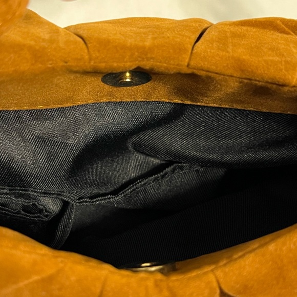 Cute fun suede brown hand bag - Picture 5 of 5